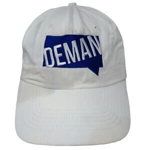 Hit 5 Panel White One Size Hat South Dakota Deman Graphic Strapback Adjustable